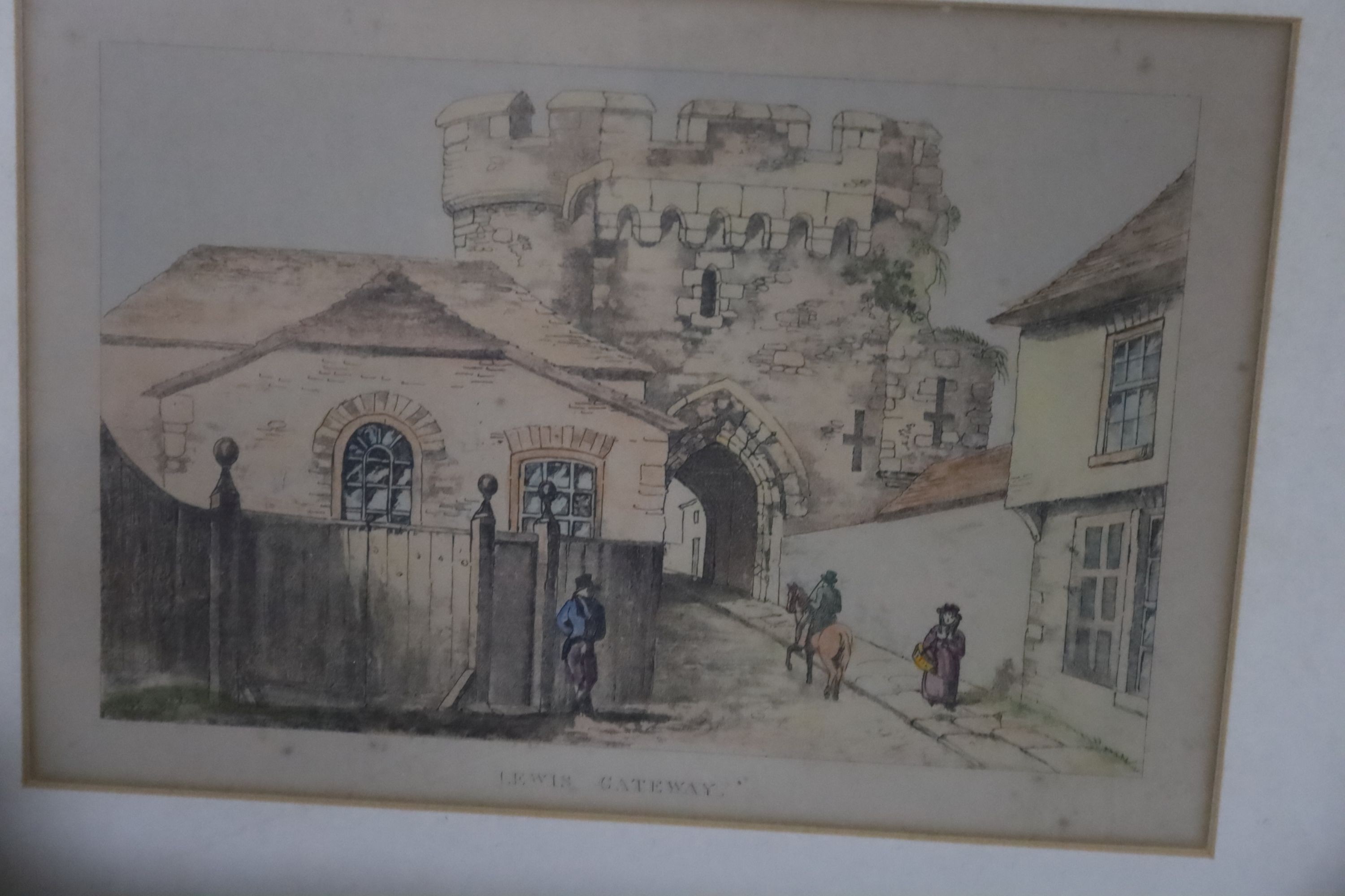 A collection of 18th/19th century prints of Lewes